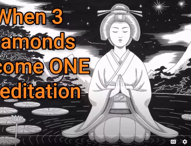 When 3 Diamonds Become ONE | Meditation