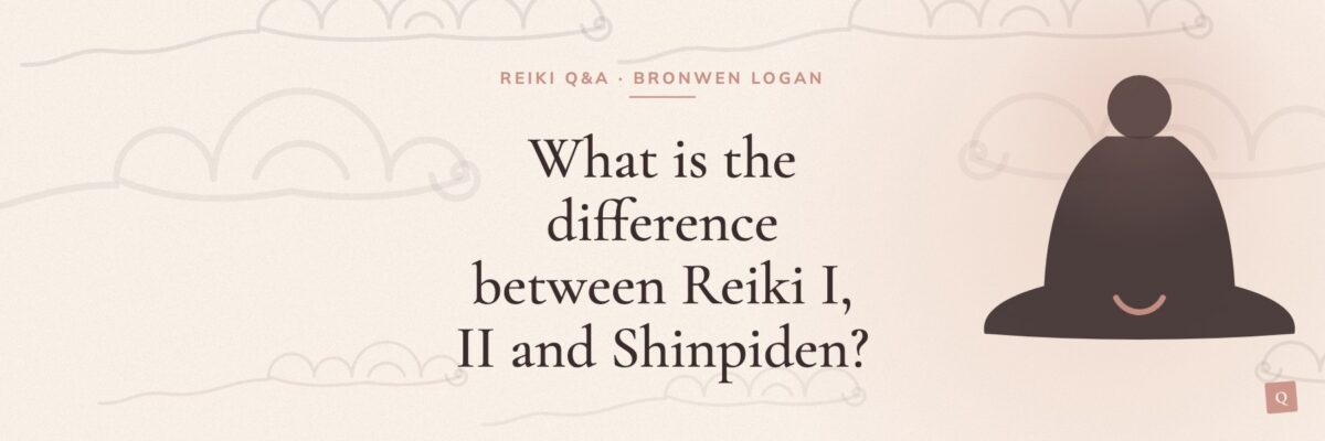 What is the difference between Reiki I, II and Shinpiden?
