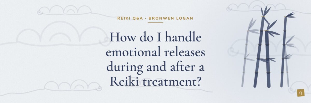 How do I handle emotional releases during and after a Reiki treatment?